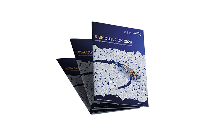 Image 3D du rapport Perspectives des Risques 2026