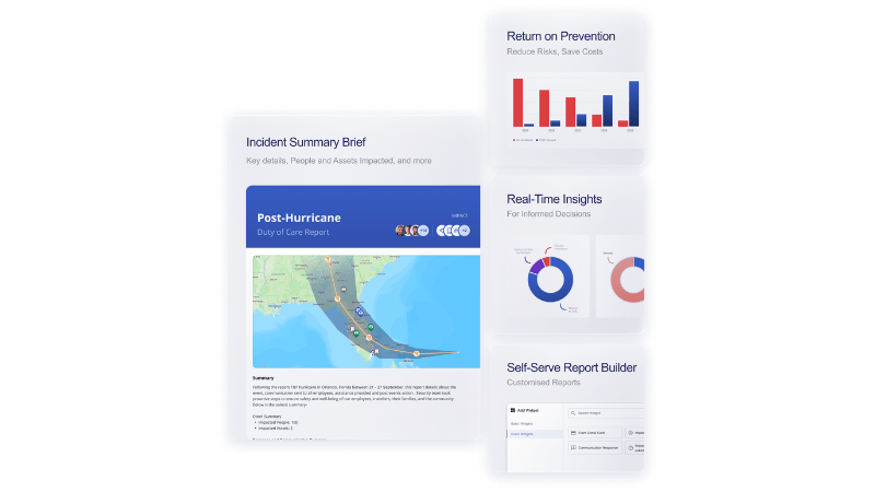 capture d'écran de l'outil de gestion des événements critiques Quantum page reporting