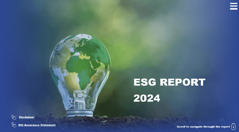 image de couverture rapport ESG 2024