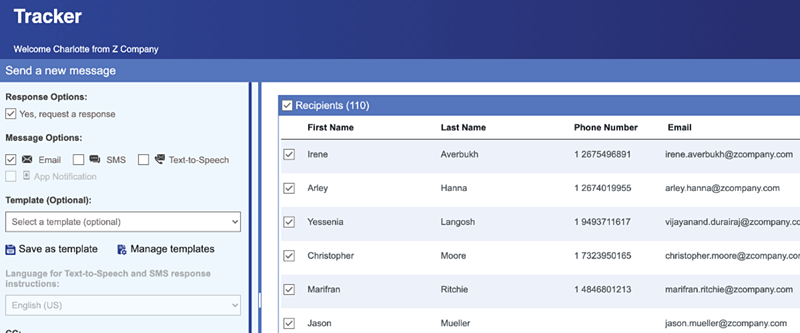 Tracker image du tracker